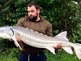 Will, 20th Aug<br /><font color=black>54lb Sturgeon</font>